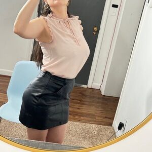 H&M Peach Blouse for Casual Night Out